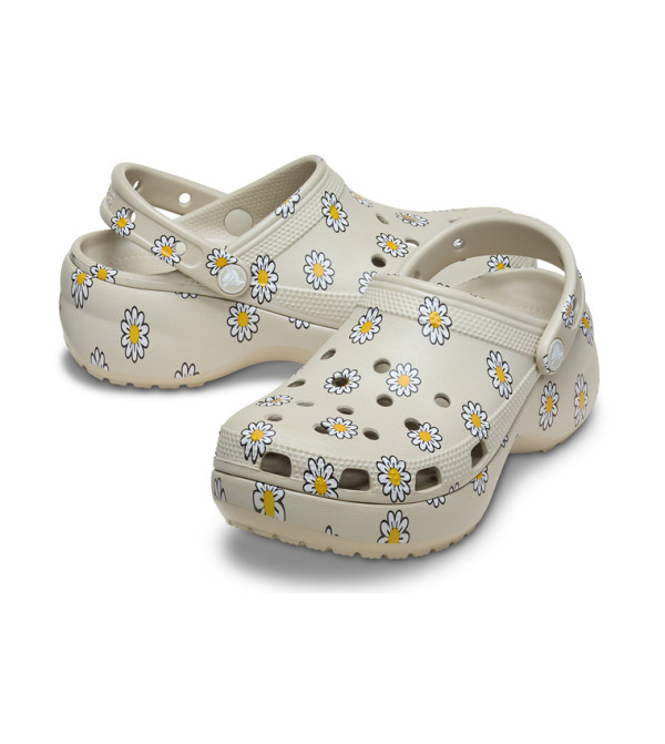 Classic Platform Floral Clog