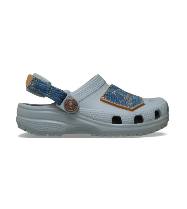 Toddlers' Classic Denim Adjustable Backstrap Clog 
