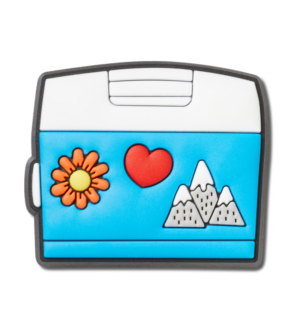 Cooler with Stickers