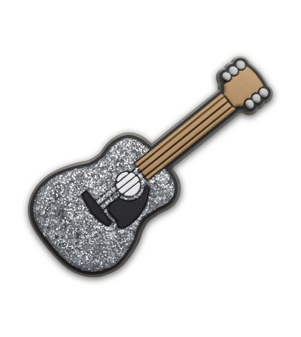 Sparkly Silver Guitar