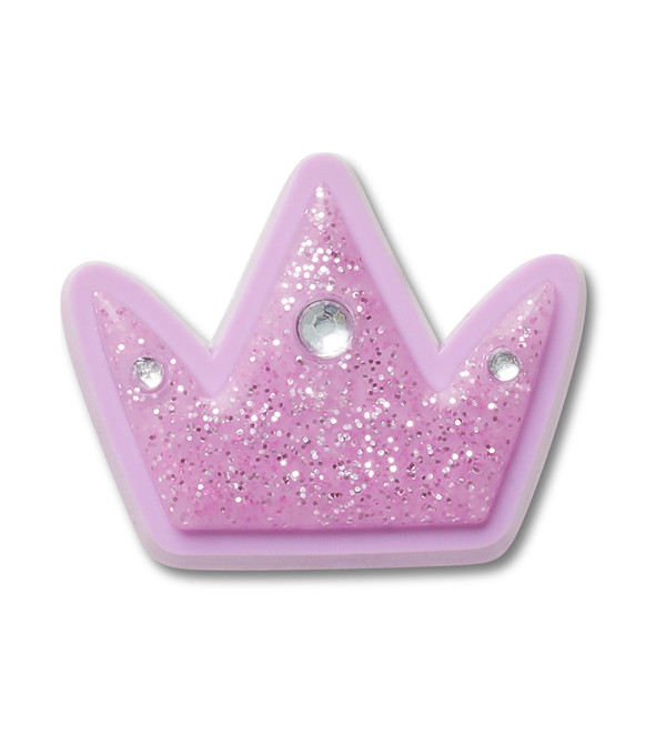 Tiny Purple Glitter Crown