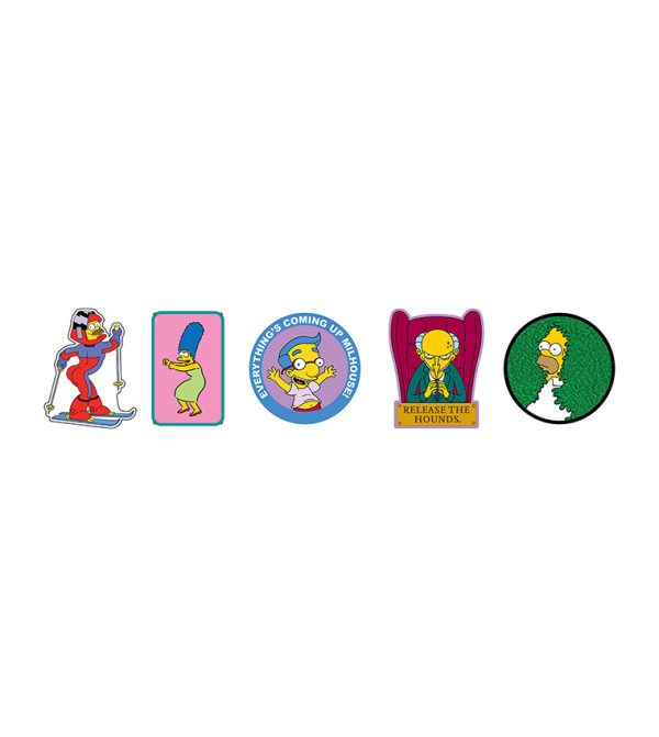 تعليقة جيبتيز ميم عائلة سيمبسون 5 قطع