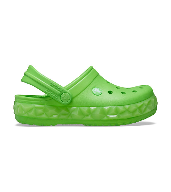 Toddlers' Crocband Geometric Glow Band Clog