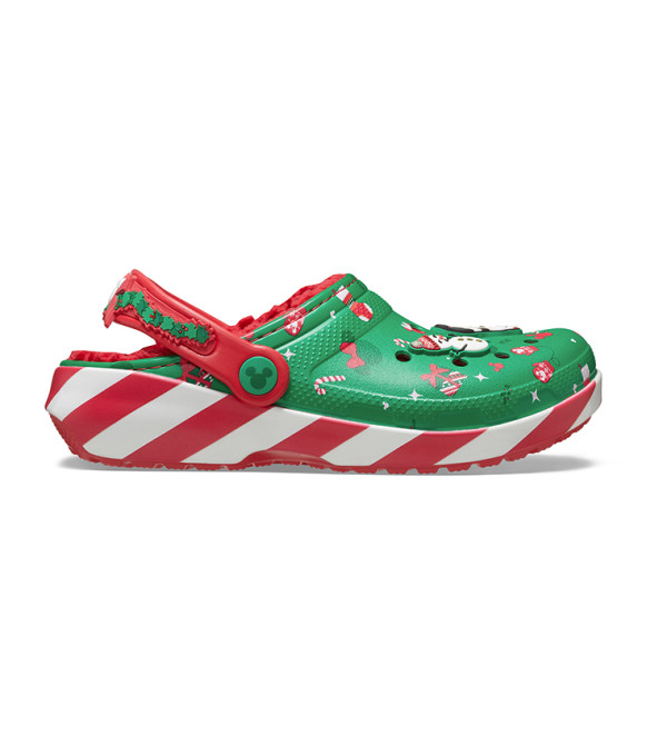 Kids' Mickey Xmas Lined Classic Clog
