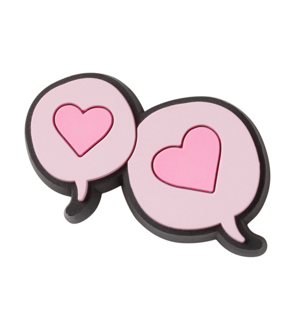 Heart Conversations Jibbitz