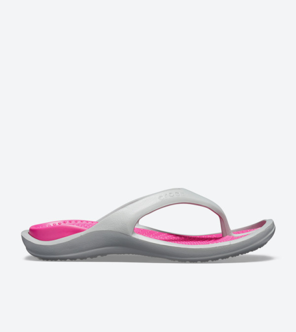 Athens Round Toe Flip Flops - Grey 10024-0FS