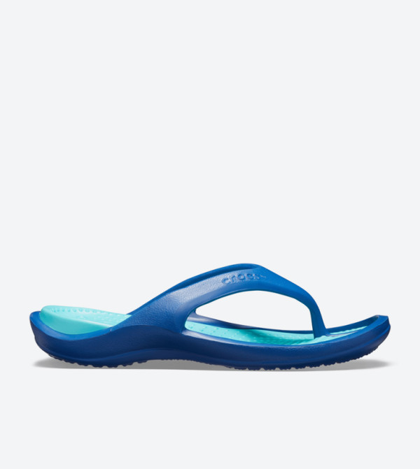 Athens Round Toe Flip Flops - Blue 10024-4IO