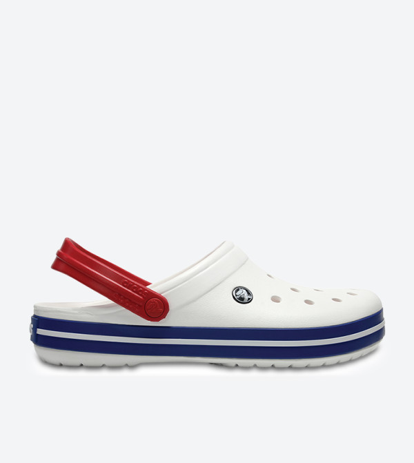 Crocband Round Toe Clog - White 11016-11I