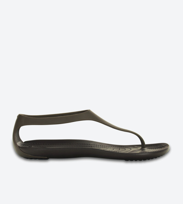 Sexi T-Strap Round Toe Sandals - Brown 11354-22Z
