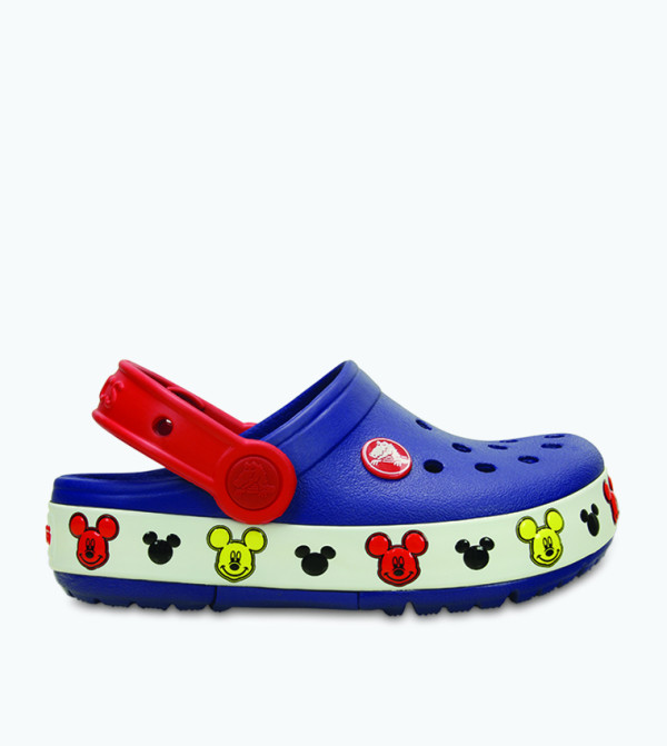 Crocband Lights Mickey Mouse Clog - Blue