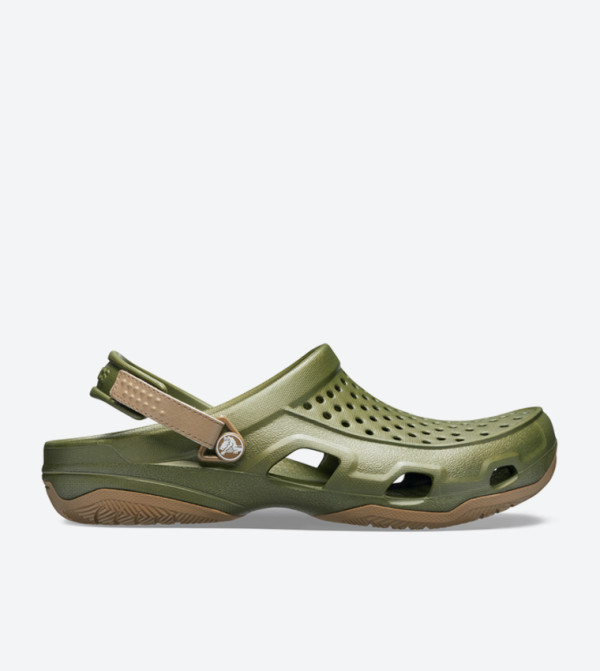 Swiftwater Deck Round Toe Clogs - Green 203981-354