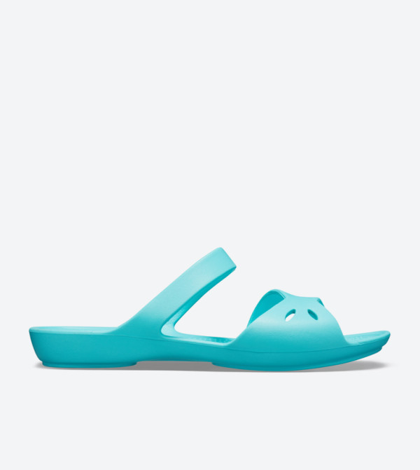Kelli Open Back Round Toe Sandals - Blue 203991-40M