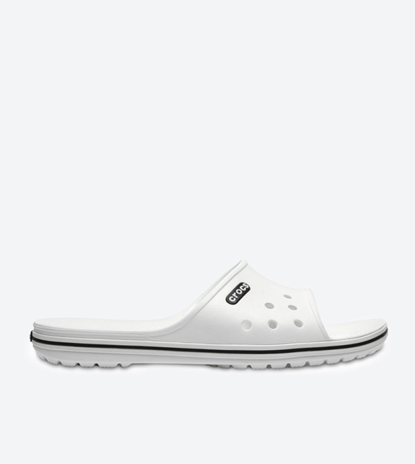 Crocband II Slides - White