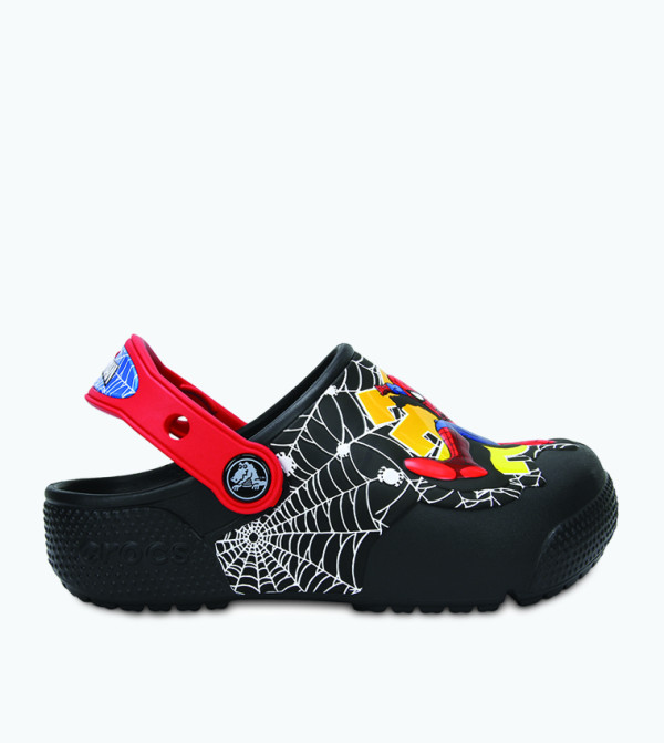 Funlab Lights Spiderman Clog - Black