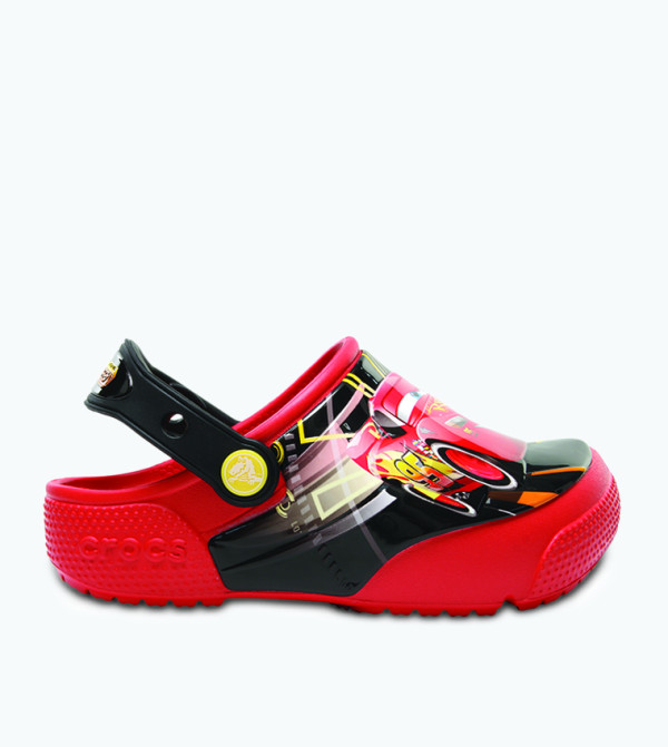 Funlab Lights Cars Clog - Red