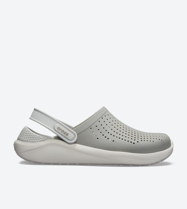 Literide Cutouts Details Round Toe Clog - Grey 204592-06J