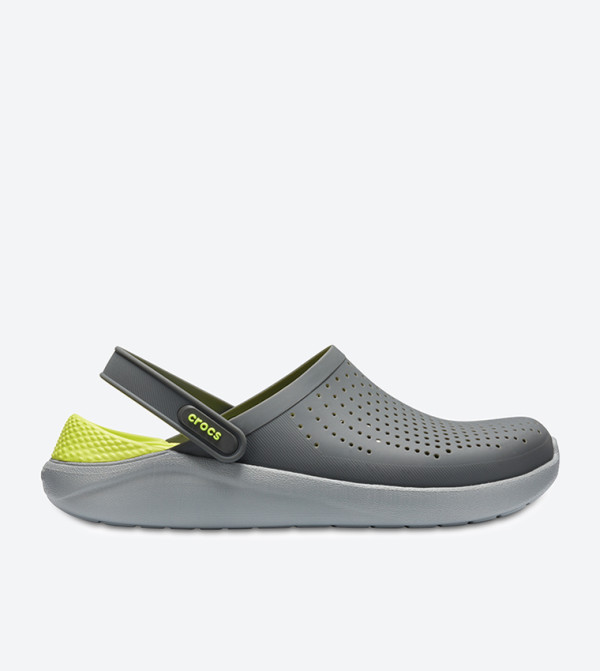 LiteRide Lazer Cut Clogs - Grey