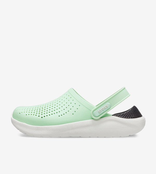LiteRide Sling Back Closure Round Toe Clogs - Mint