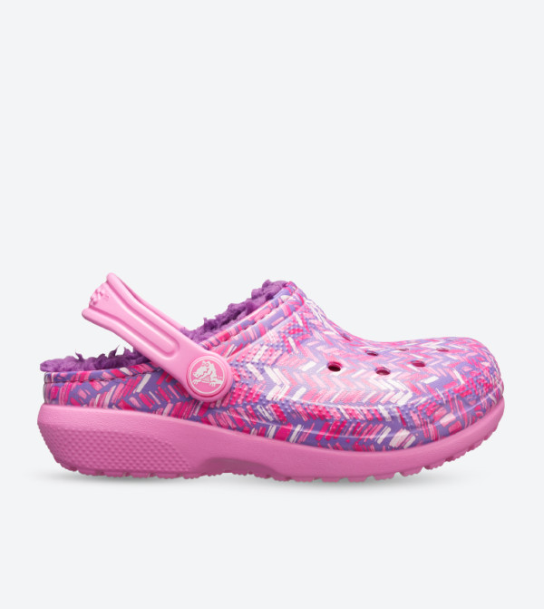 Classic Lined Graphic Clog - Pink 204817-6NM