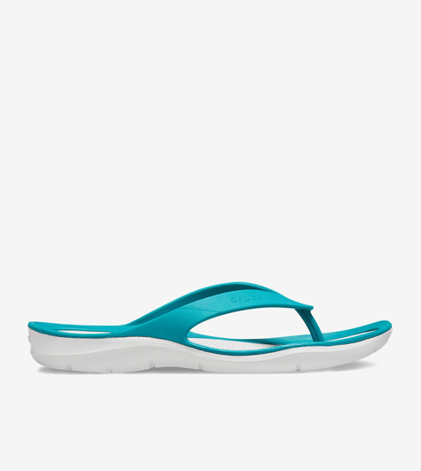 Swiftwater Round Toe Flip Flops - Green