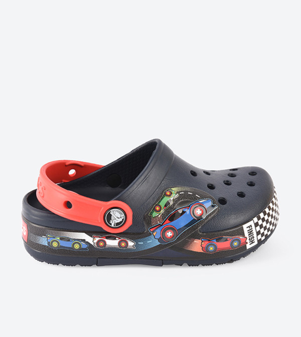Crocband Funlab Lights Clogs - Navy 204984-410