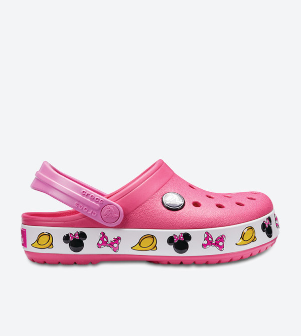 Crocband Minnie Clogs - Pink 204993-6NP
