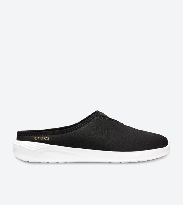 LiteRide Stitching Details Clogs - Black