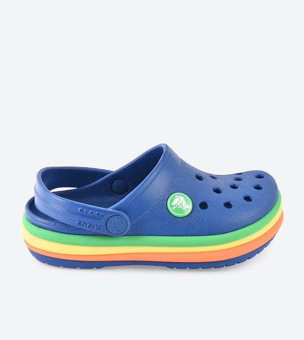 Crocband Rainbow Band Clogs - Blue 205205-4GX