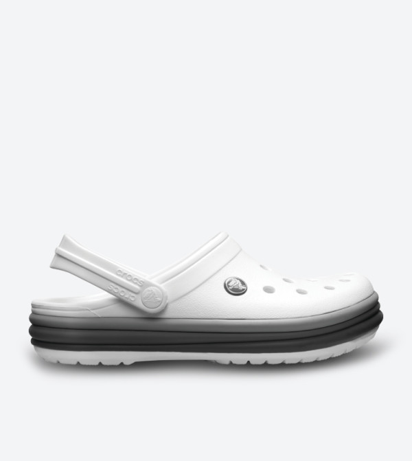 Cb Rainbow Band Clog - White 205212-100