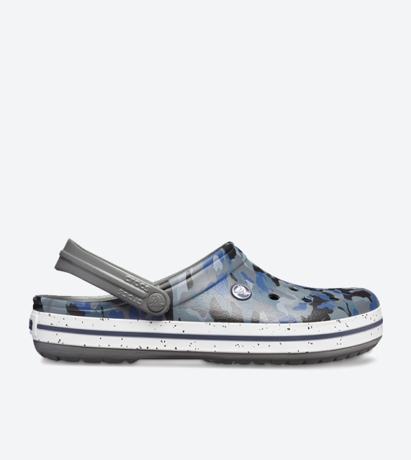 Crocband Camo Graphic III Clog - Grey 205330-97G