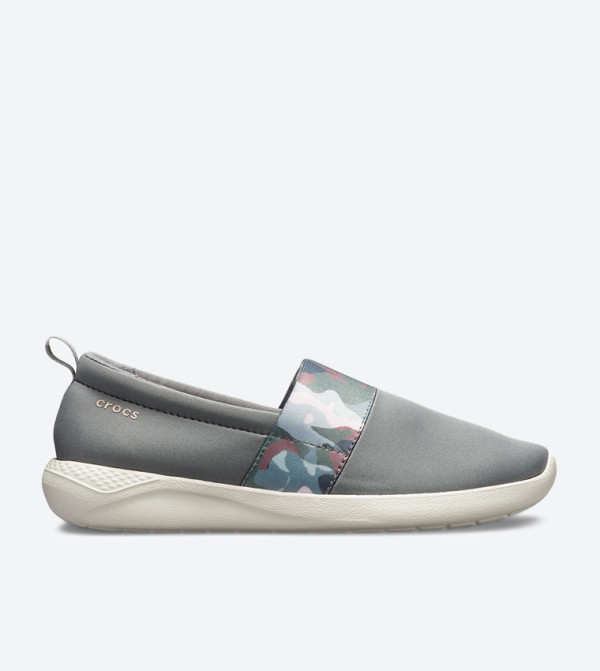 Literide Graphic Slip-Ons - Grey 205374-0E9