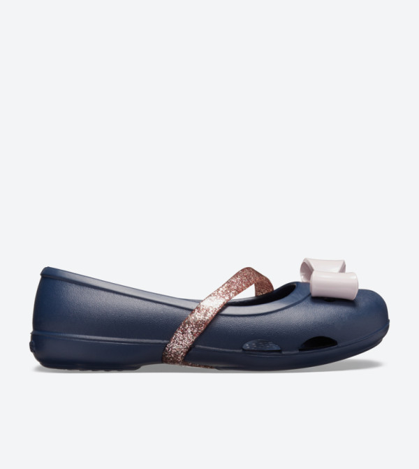Lina Bow Charm Ballerinas - Navy 205529-410