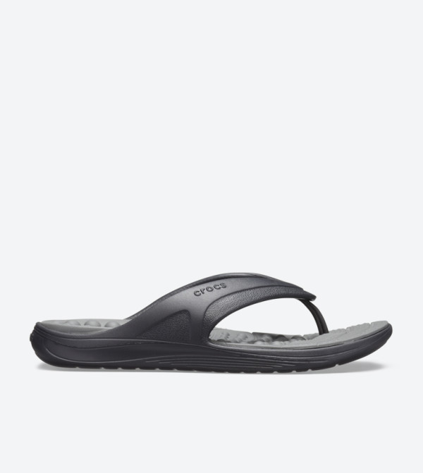 Reviva V-Strap Round Toe Flip Flops - Black 205545-0DD