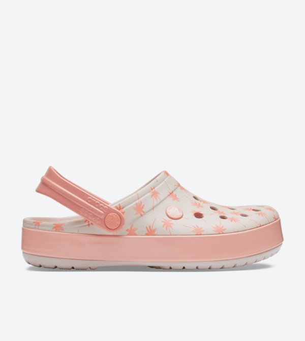 Crocband Seasonal Graphic Clogs - Light Pink 205579-6PR
