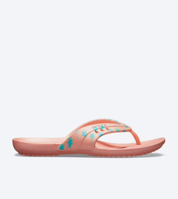 Kadee Seasonal Graphic Flip Flops - Orange 205640-98N