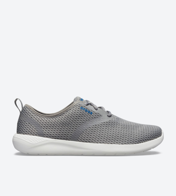 Literide Mesh Lace-Up Closure Sneakers - Grey 205678-06X