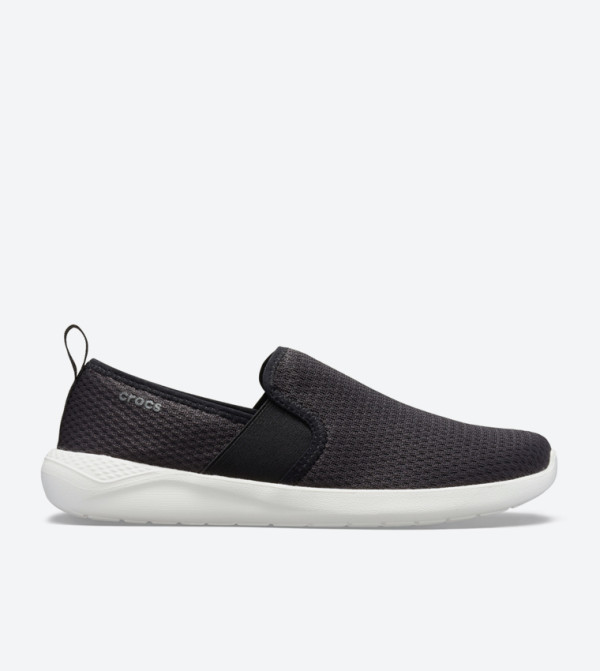 Literide Mesh Round Toe Slip-Ons - Black 205679-066