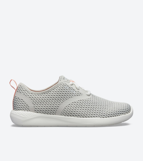 Literide Mesh Lace-Up Closure Sneakers - Grey 205726-115
