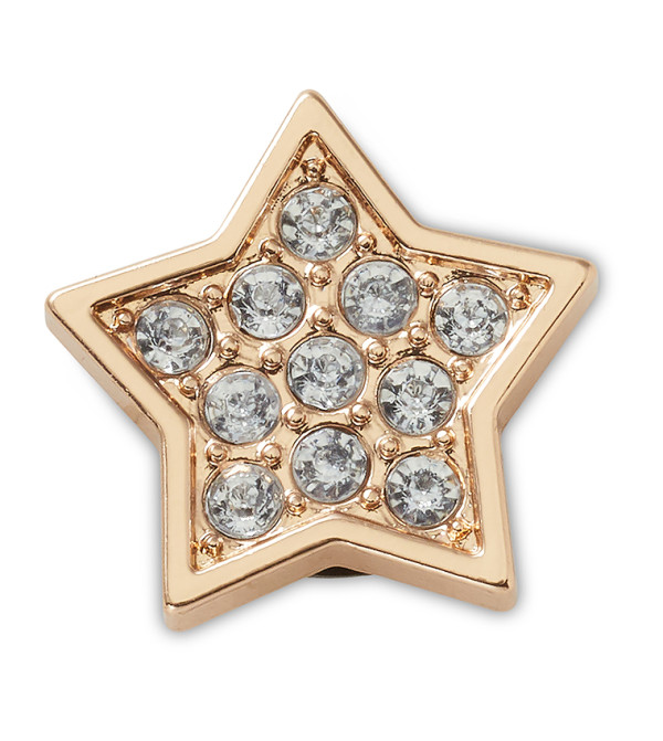 Tiny Gold Star with Diamonds