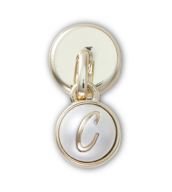Pearl C Dangle Gem