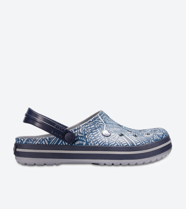 Crocband Graphic Clog - Navy 204553-01U