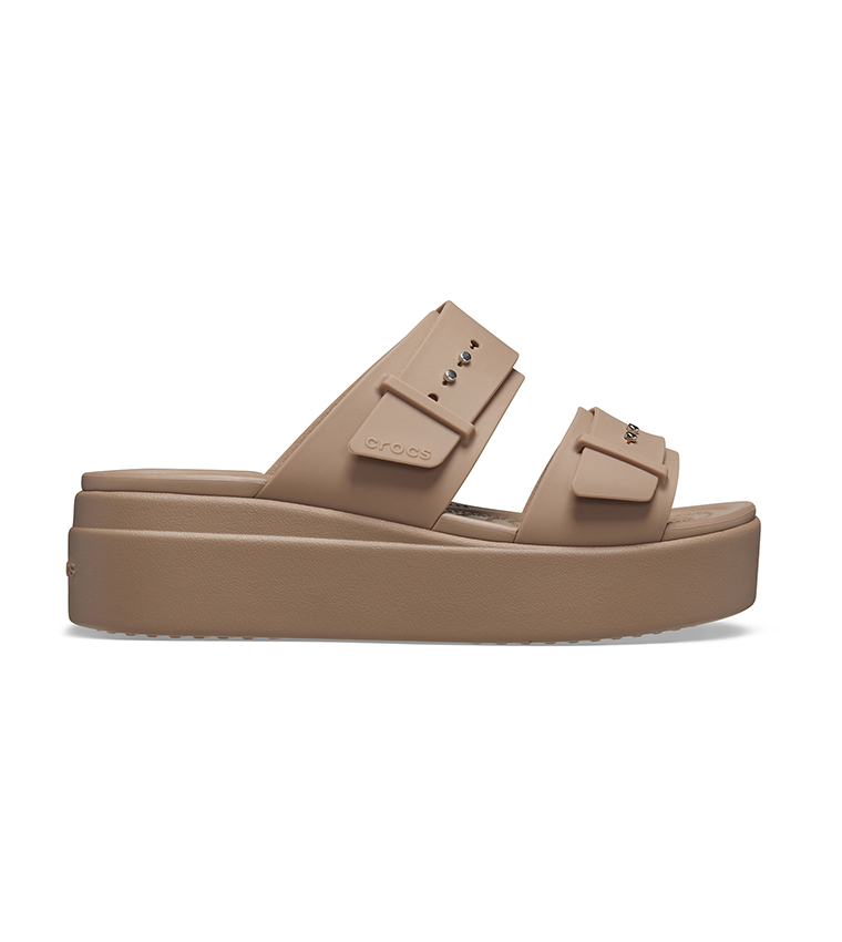 [CROCS] BROOKLYN LOW WEDGE 女性用サンダル crocs クロックス サンダル CROCS ブルックリンロウ ウェッジ
