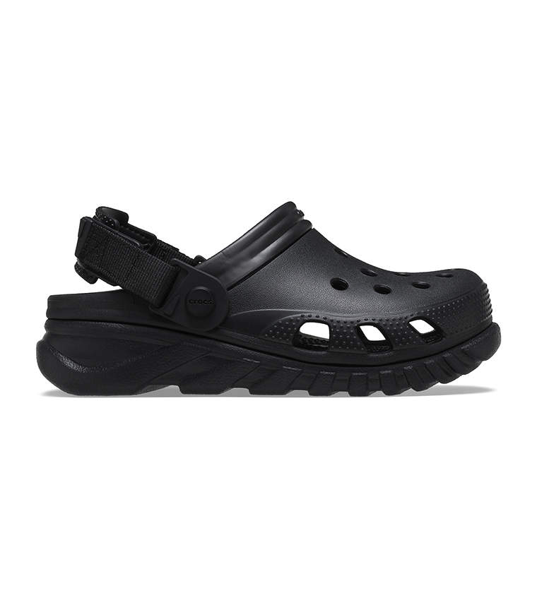 サンダル・ミュール Crocs Duet Max 2 Clog K Women's Sandal Black 208774-001G cr-208774_001_alt100.jpg