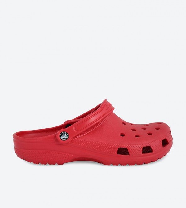Comfortable Classic Clogs - Red