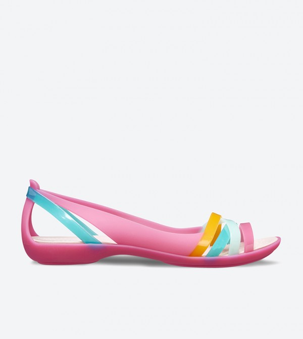 Isabella Huarache Sandals - Pink
