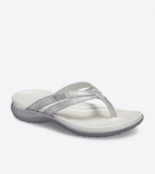 Capri Strappy Round Toe Flip Flops