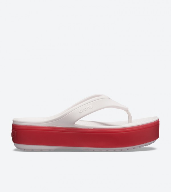 crocs crocband platform flip