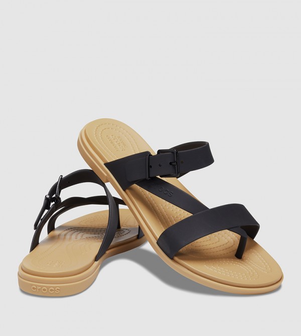 women's crocs tulum toe post sandal