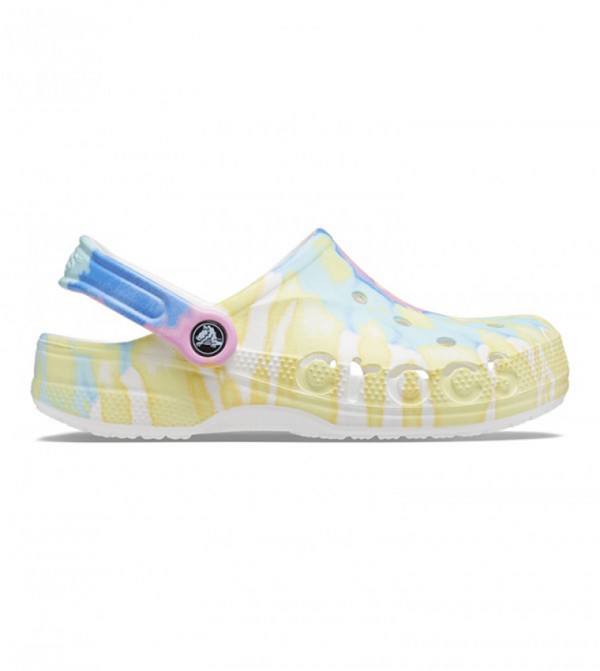 crocs baya tie dye clog