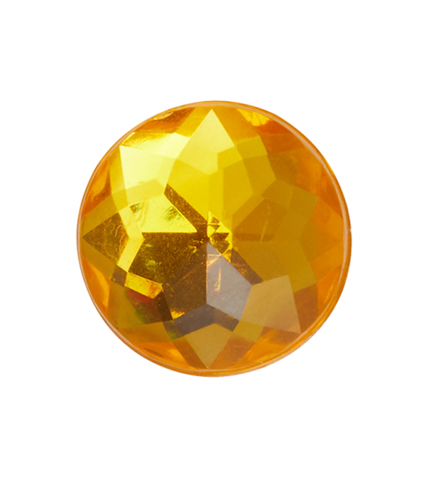 Sparkly Orange Circle